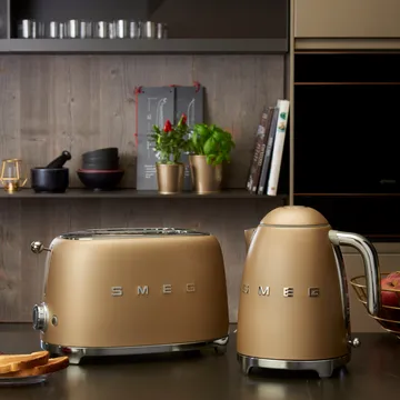 Smeg 50's Style brødrister 2 skiver - Champagne - Smeg