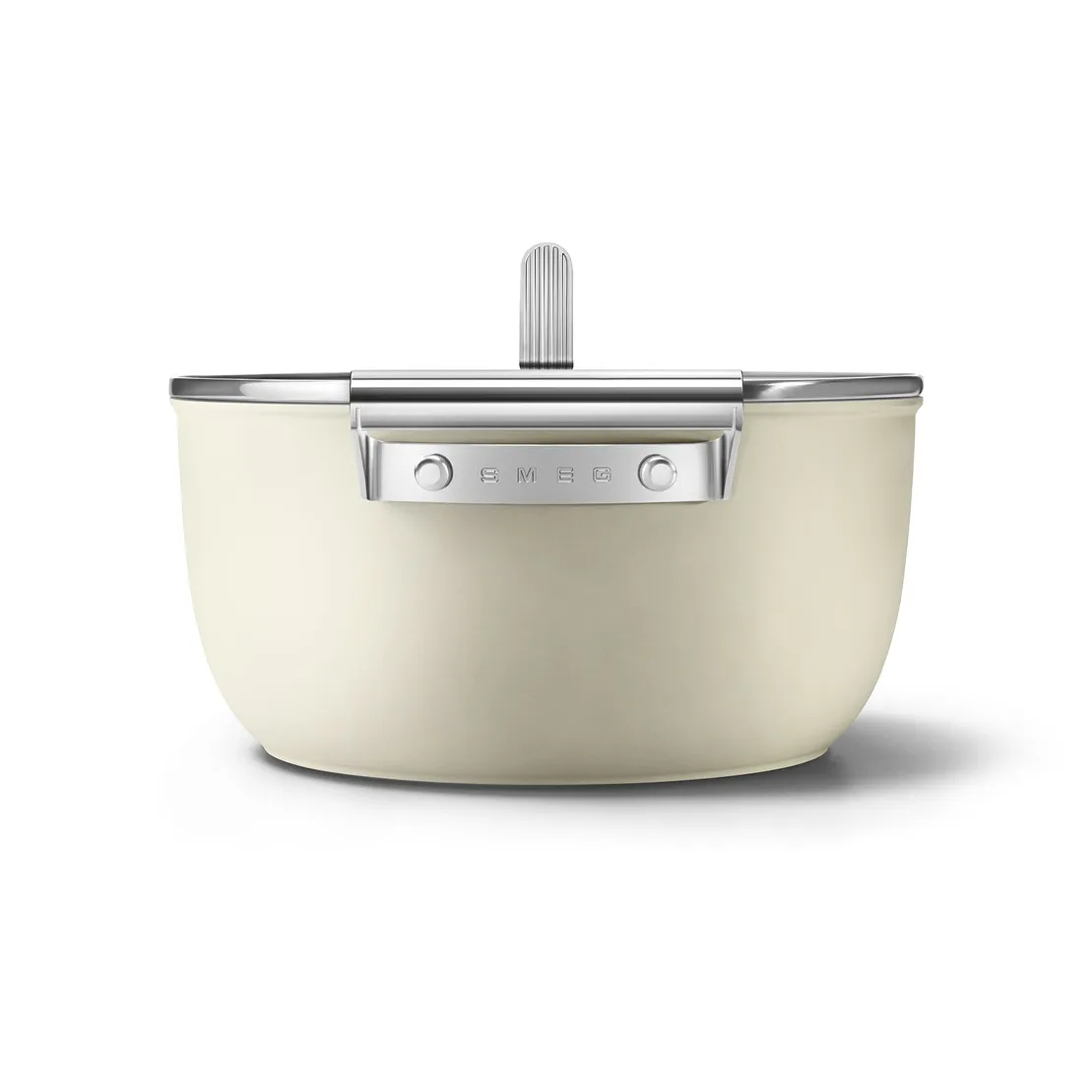 Smeg 50's style gryde keramisk Ø24 cm, Cream Smeg