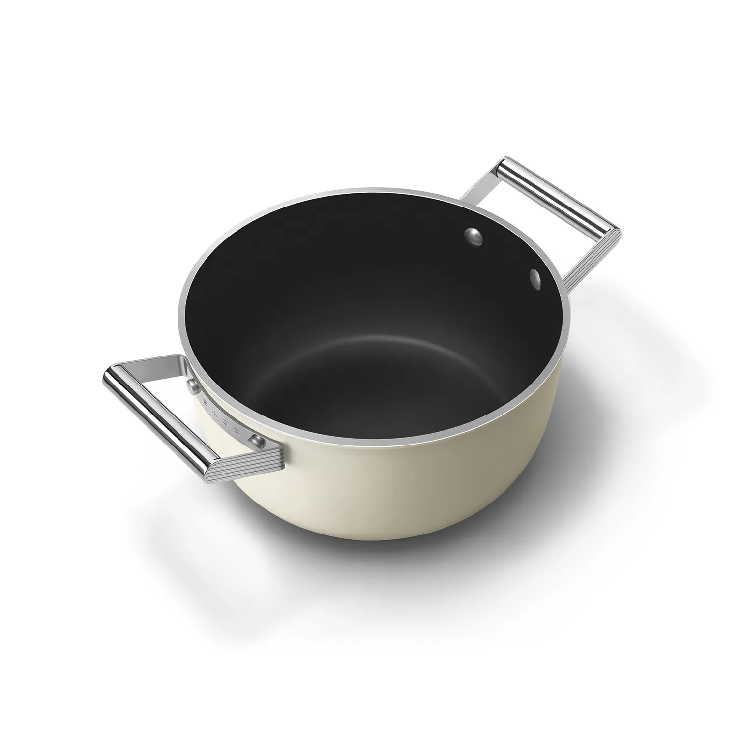 Smeg 50's style gryde keramisk Ø24 cm, Cream Smeg