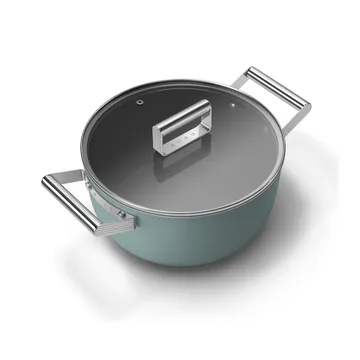 Smeg 50's style gryde keramisk Ø24 cm - Emerald green - Smeg