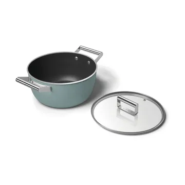 Smeg 50's style gryde keramisk Ø24 cm - Emerald green - Smeg