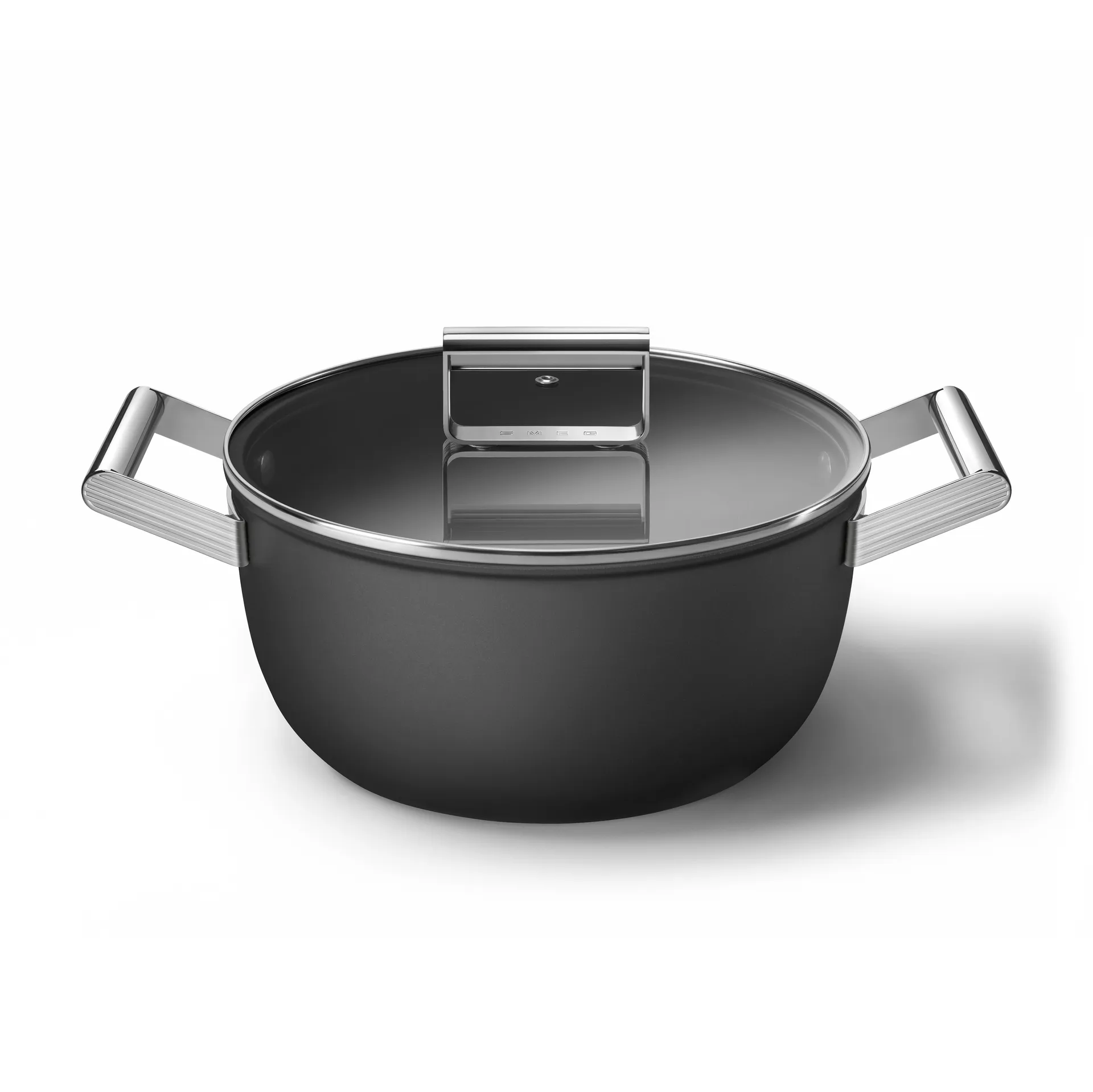 SMEG 50's Style gryde med låg Ø24 cm , Sort Smeg
