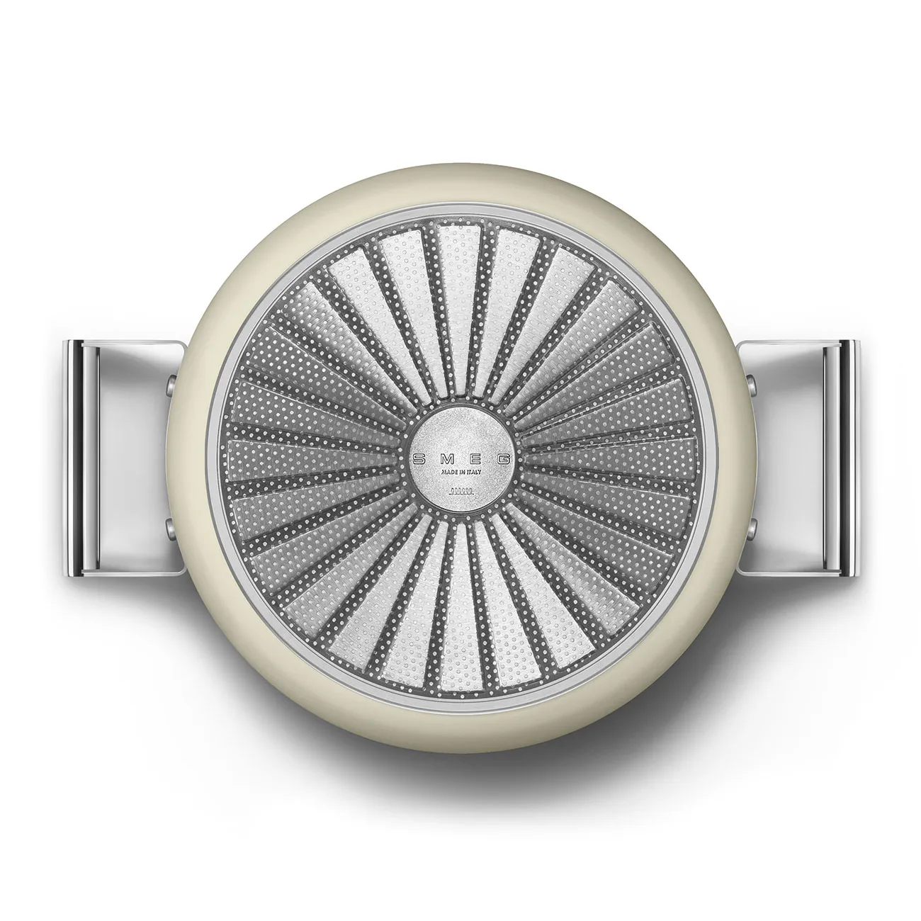 SMEG 50's Style gryde med låg Ø26 cm , Creme
 Smeg