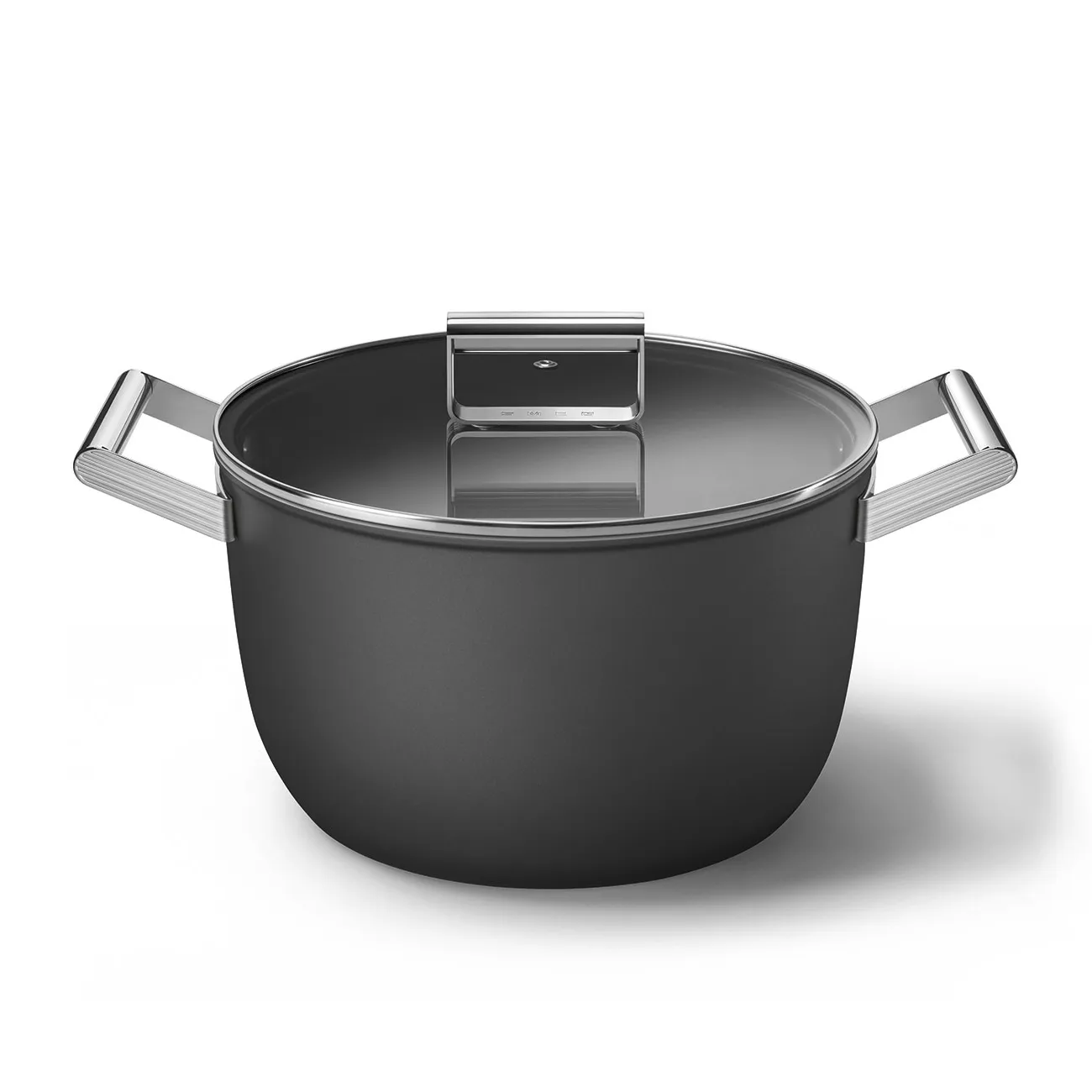 SMEG 50's Style gryde med låg Ø26 cm , Sort Smeg