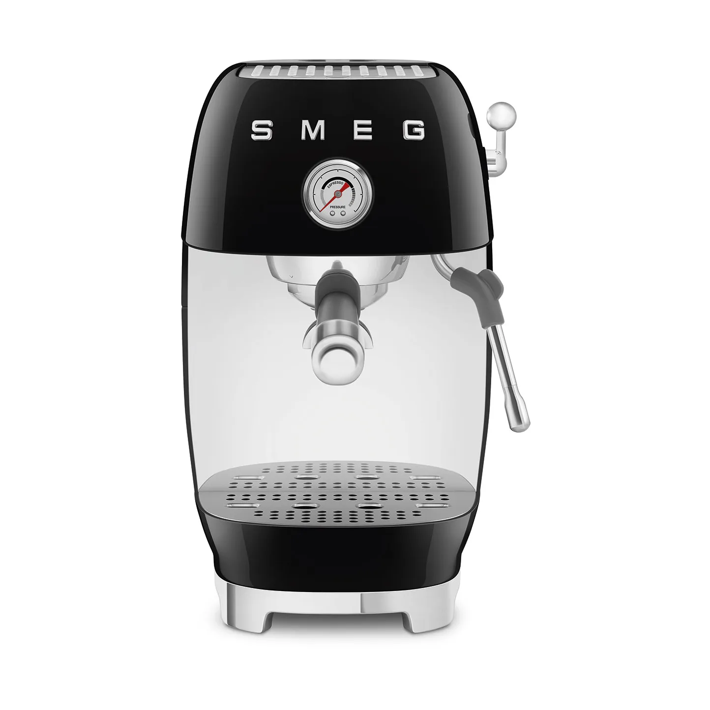 Smeg 50's style halvautomatisk espressomaskine ECF03, Black Smeg
