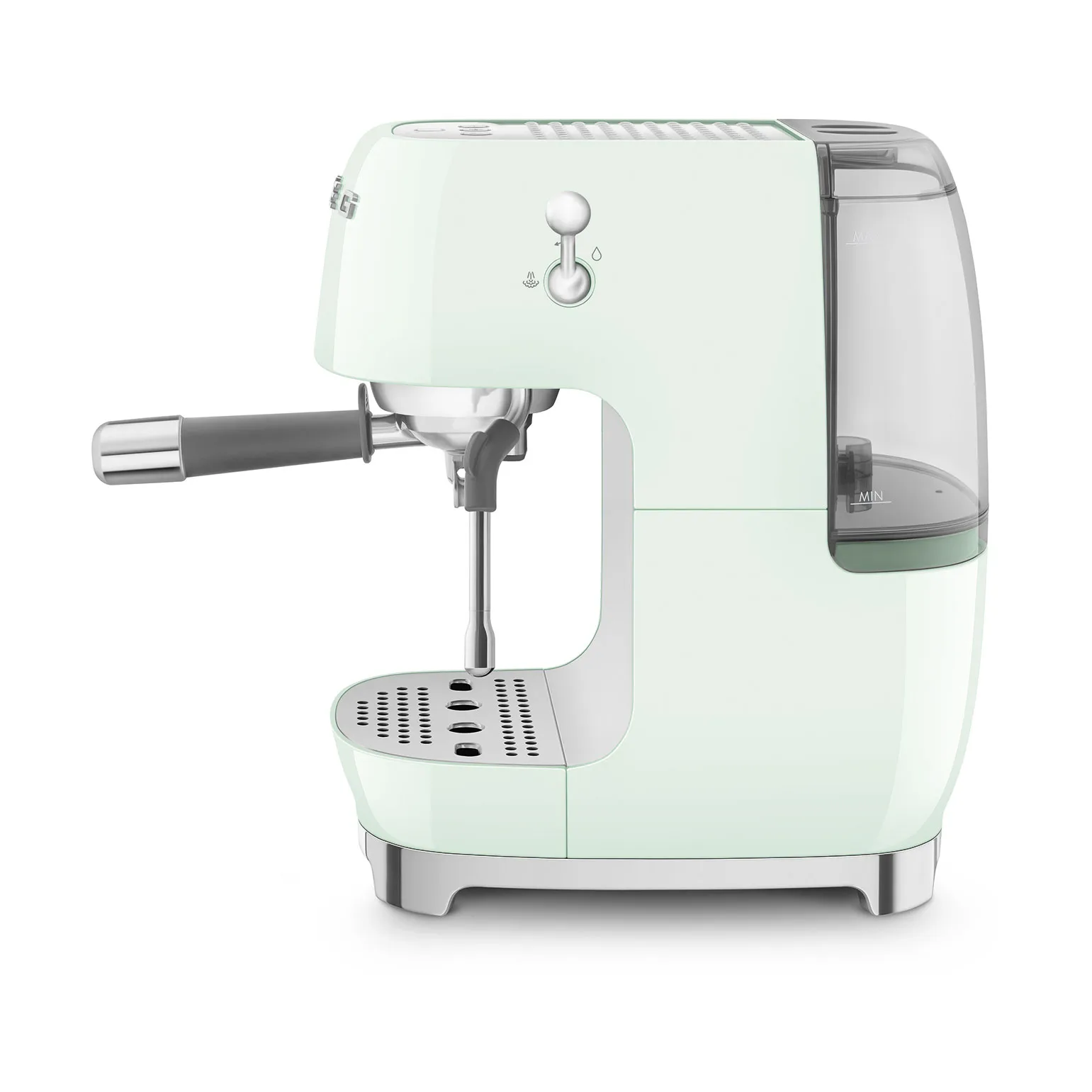 Smeg 50's style halvautomatisk espressomaskine ECF03, Pastel green Smeg