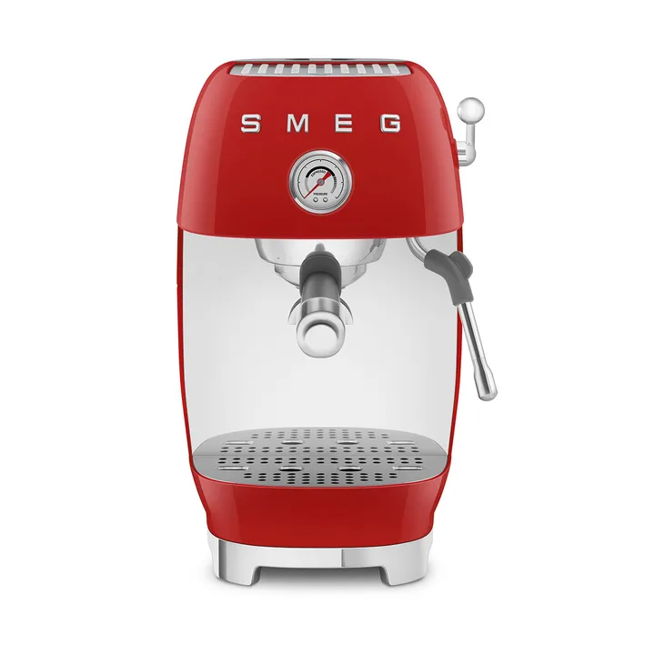 Smeg 50's style halvautomatisk espressomaskine ECF03 - Red - Smeg