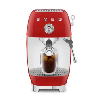 Smeg 50's style halvautomatisk espressomaskine ECF03 - Red - Smeg