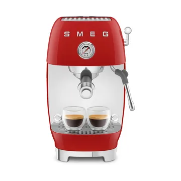 Smeg 50's style halvautomatisk espressomaskine ECF03 - Red - Smeg