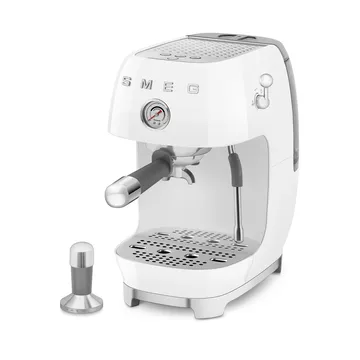 Smeg 50's style halvautomatisk espressomaskine ECF03 - White - Smeg