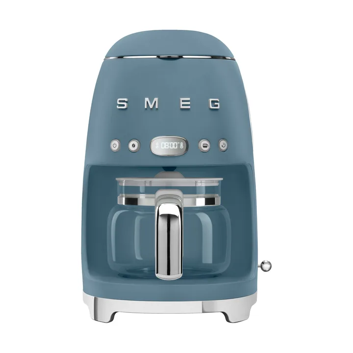 Smeg 50's Style kaffemaskine 10 kopper - Matt storm blue - Smeg