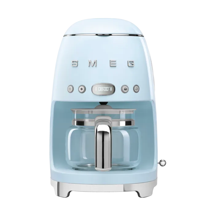 Smeg 50's Style kaffemaskine 10 kopper, Pastelblå Smeg