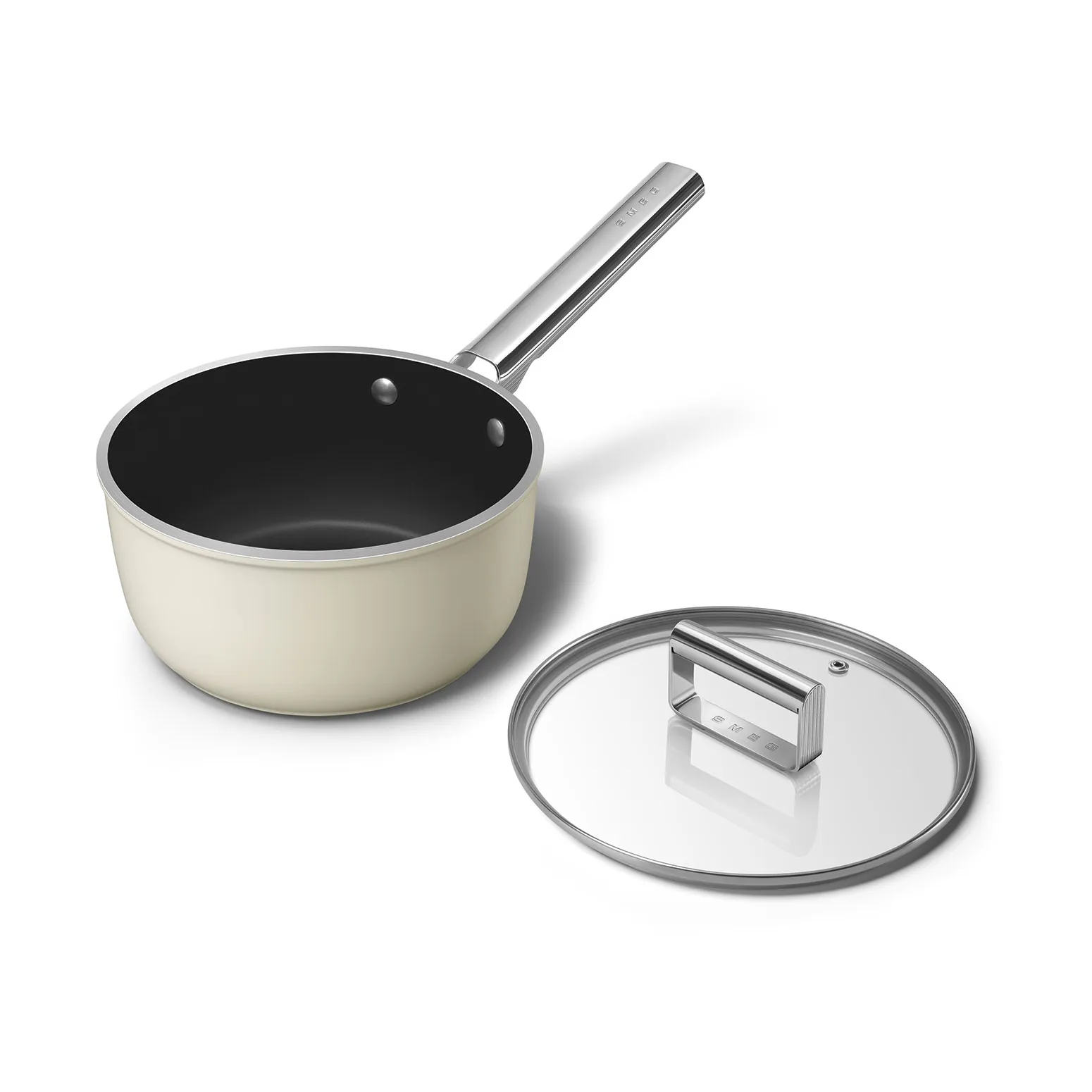 Smeg 50's style kasserolle keramisk Ø20 cm, Cream Smeg