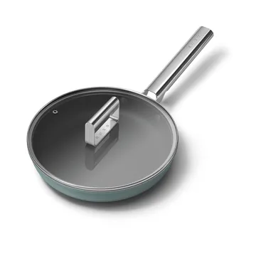 Smeg 50's style keramisk stegepande Ø20 cm - Emerald green - Smeg