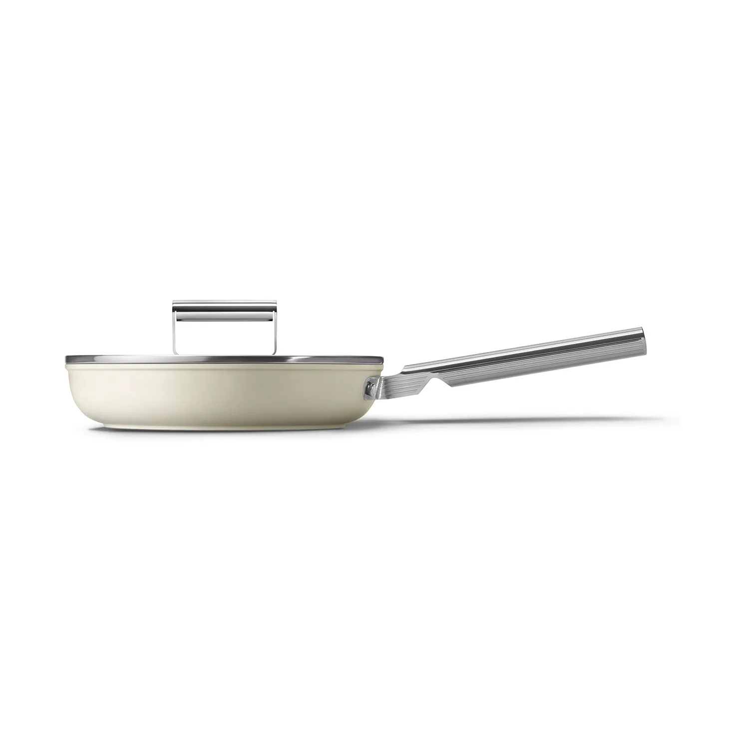 Smeg 50's style keramisk stegepande Ø24 cm, Cream Smeg