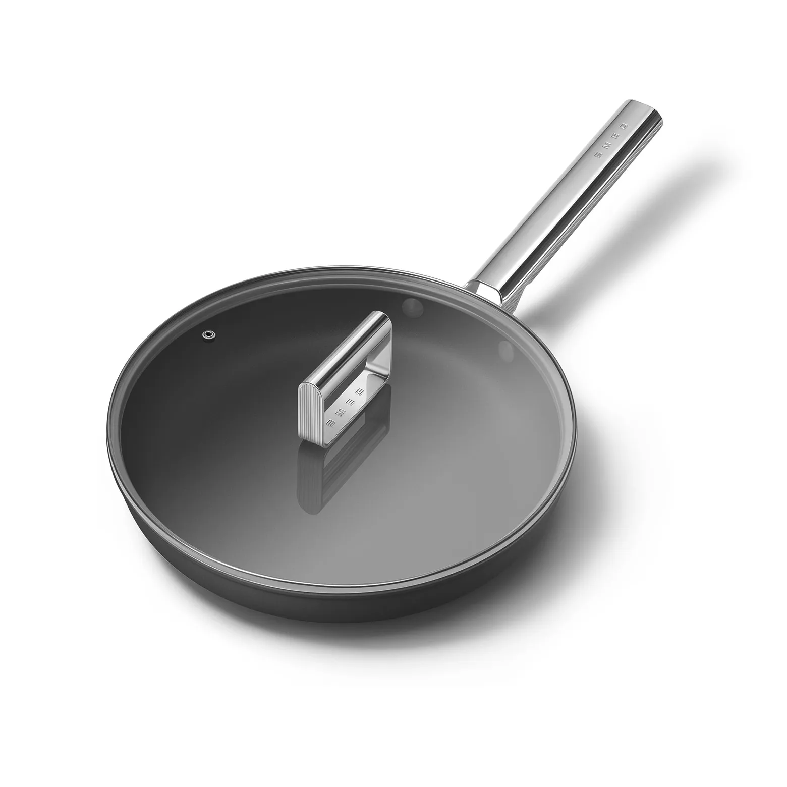 Smeg 50's style keramisk stegepande Ø28 cm, Black Smeg