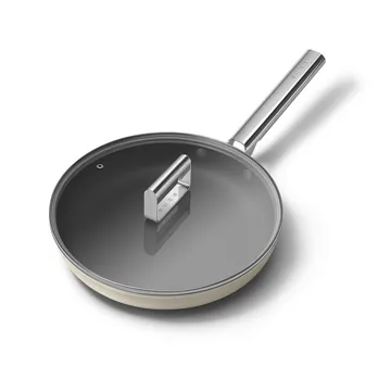 Smeg 50's style keramisk stegepande Ø28 cm - Cream - Smeg