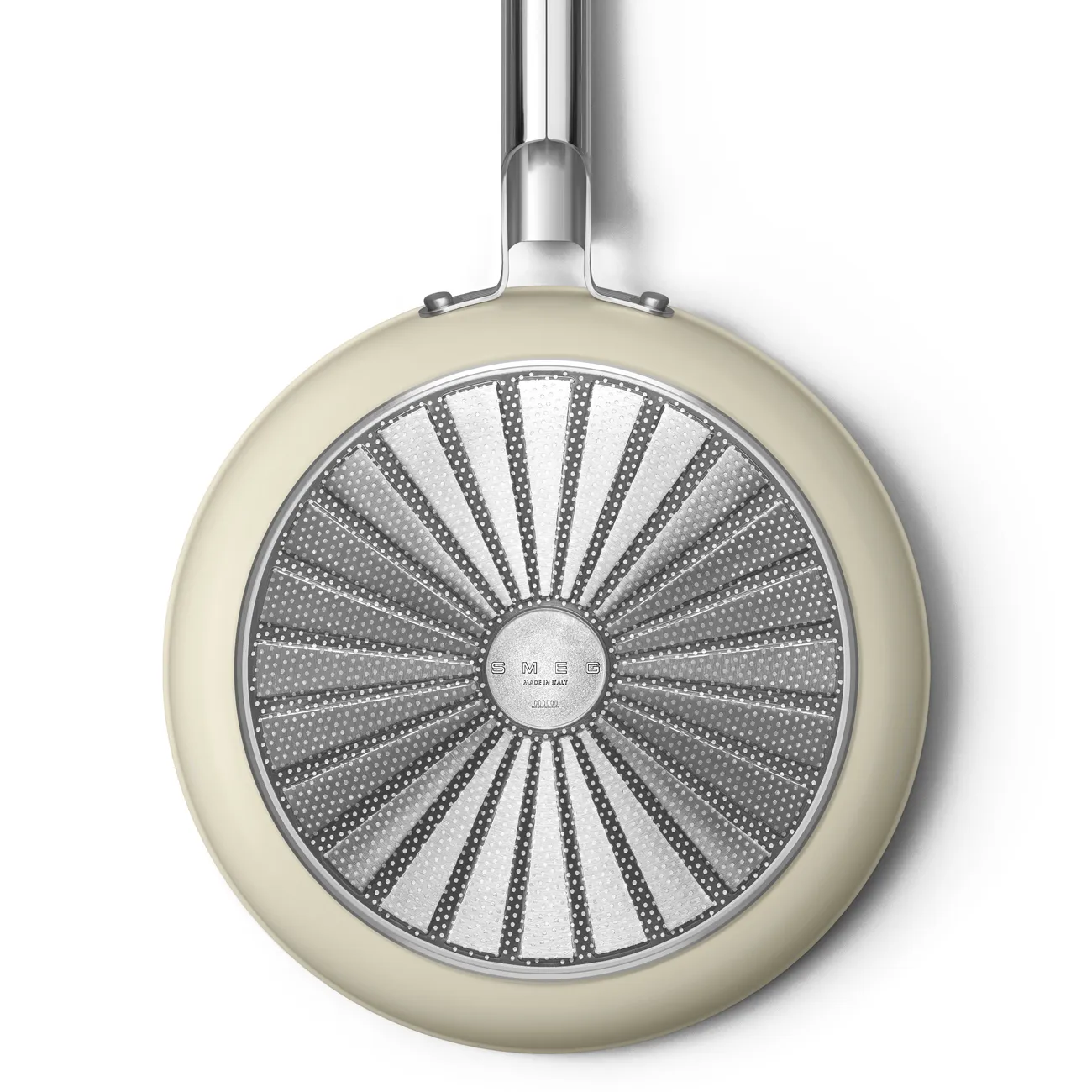 Smeg 50's style keramisk stegepande Ø28 cm, Cream Smeg