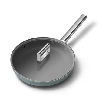 Smeg 50's style keramisk stegepande Ø28 cm - Emerald green - Smeg