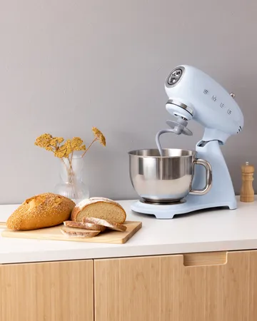 Smeg 50's style køkkenmaskine - Pastelblå, 1000 W, 4,8 l - Smeg