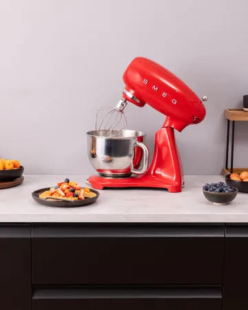 Smeg 50's style køkkenmaskine - Rød, 1000 W, 4,8 l - Smeg