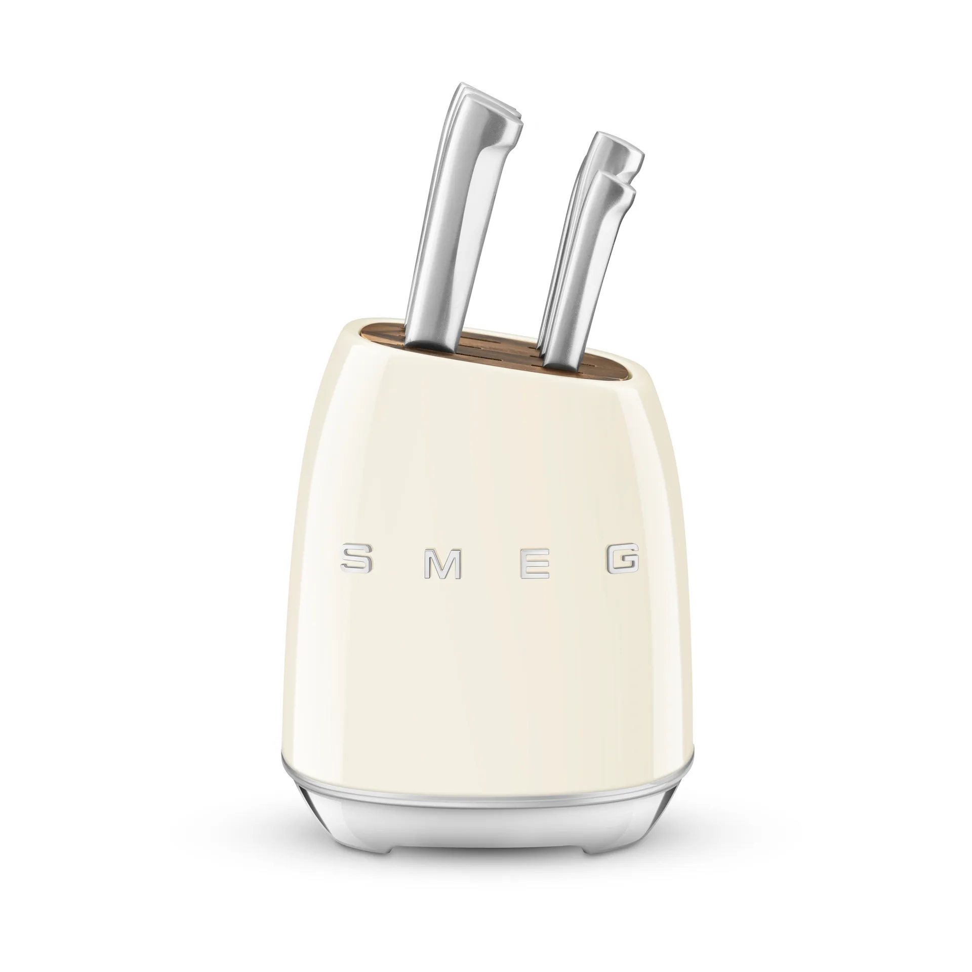 Smeg 50's Style knivset 7 dele, Creme Smeg