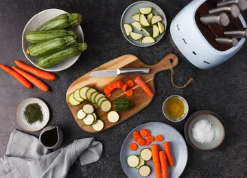 Smeg 50's Style knivset 7 dele - Pastell blue - Smeg