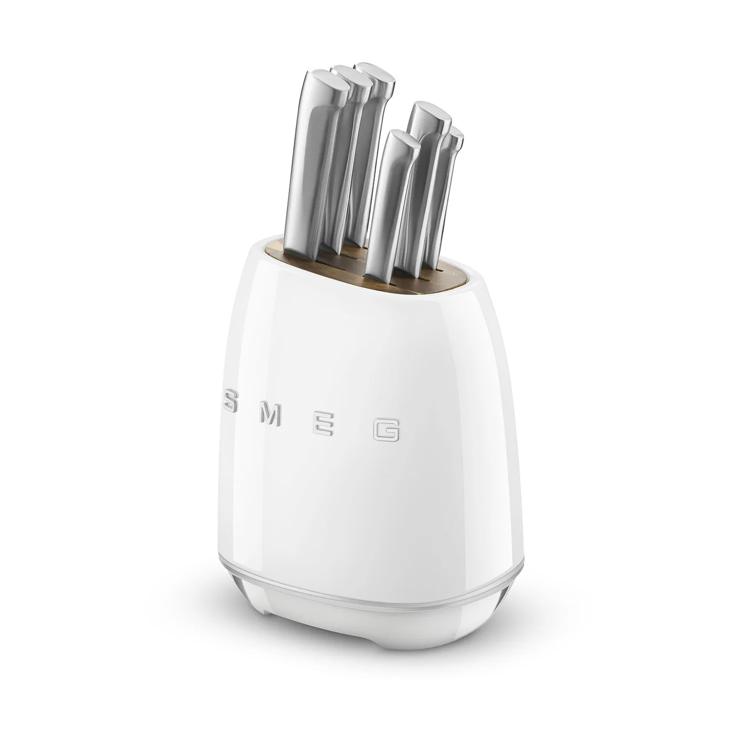 Smeg 50's Style knivset 7 dele, White Smeg