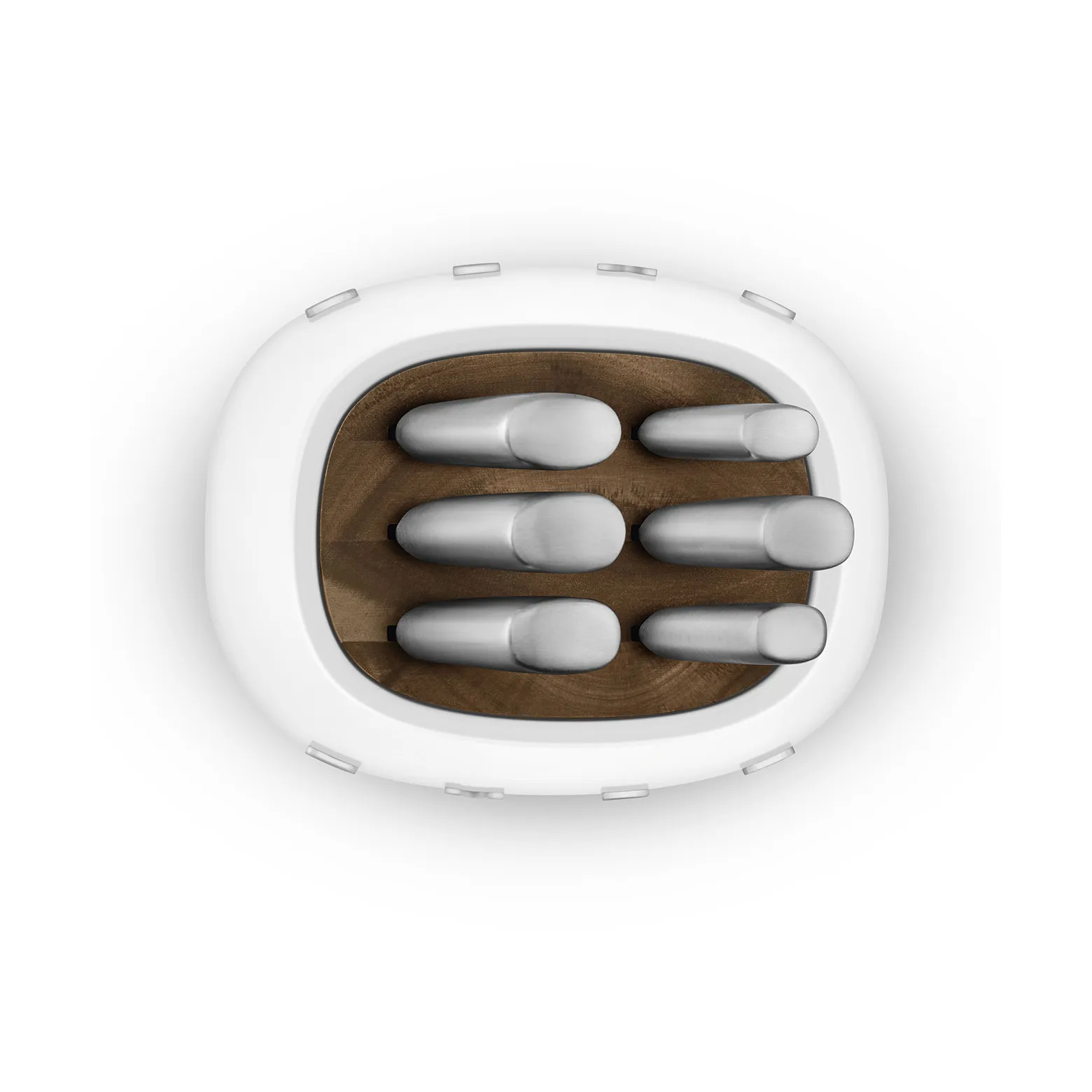 Smeg 50's Style knivset 7 dele, White Smeg