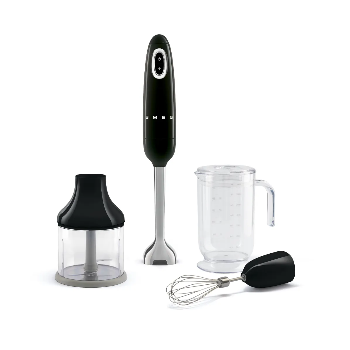 Smeg 50's Style stavblender sæt 4 dele, Black Smeg
