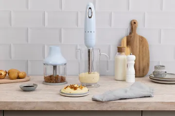 Smeg 50's Style stavblender sæt 4 dele - Pastell blue - Smeg