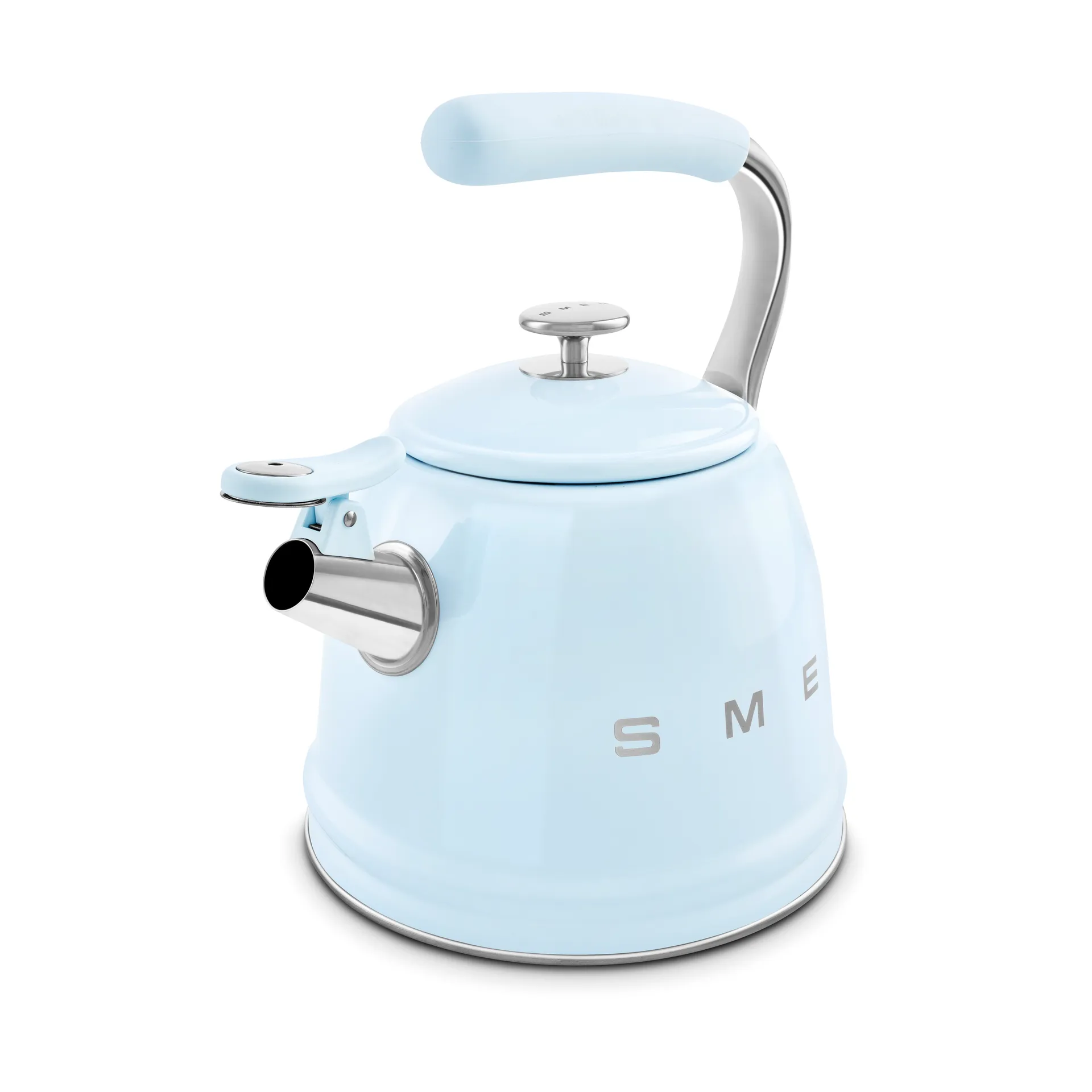 Smeg 50's Style vandkedel med fløjte, Pastell blue Smeg