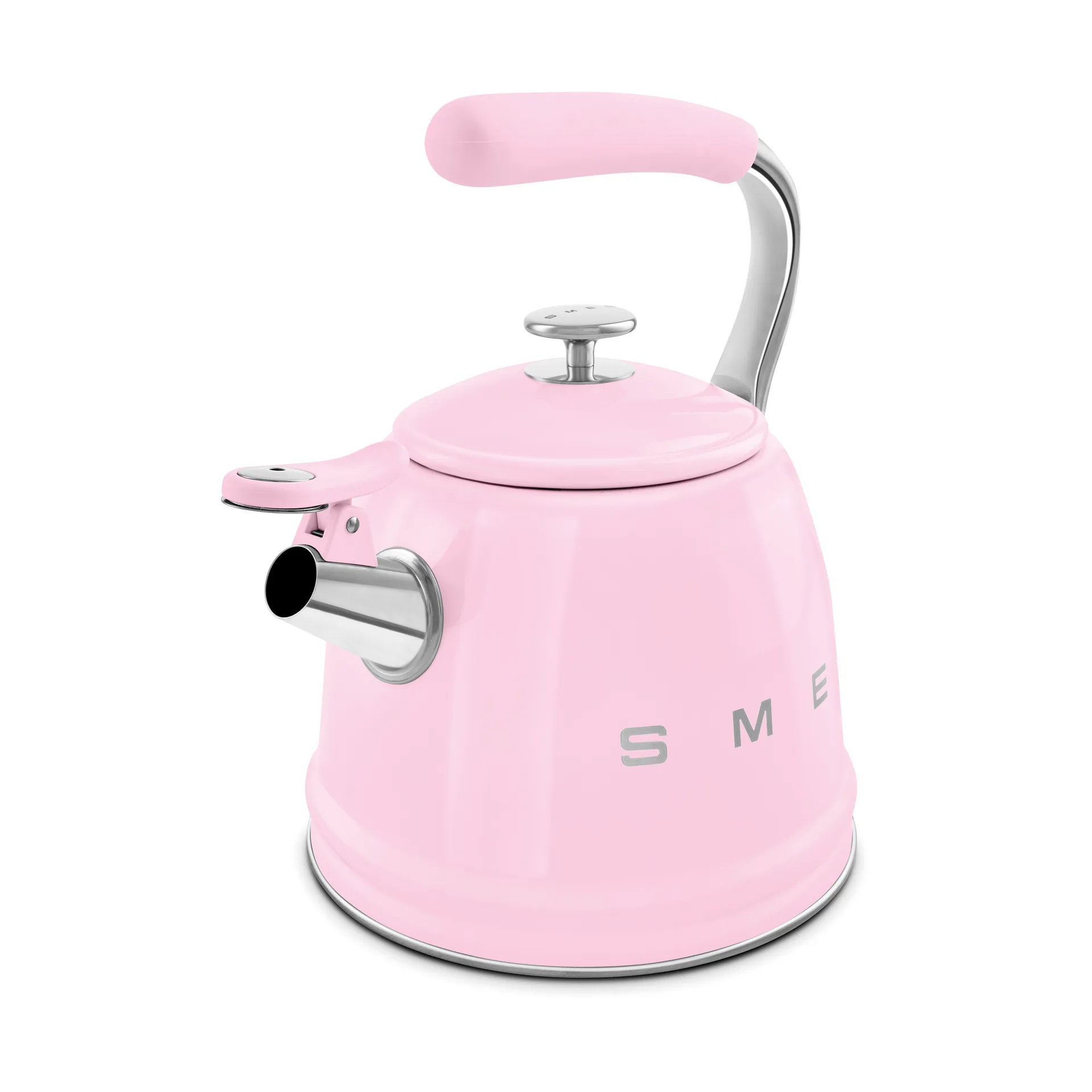 Smeg 50's Style vandkedel med fløjte, Pink Smeg