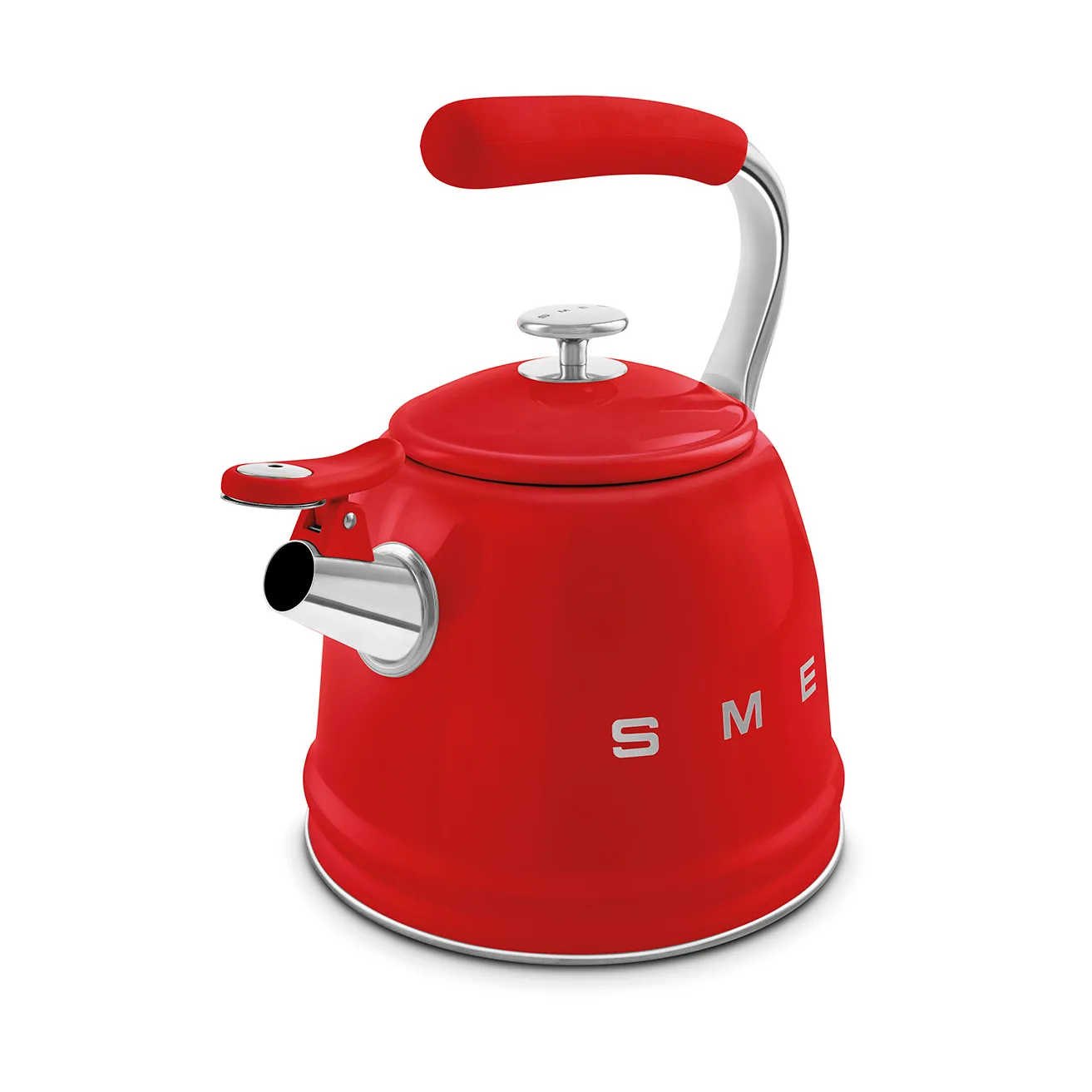 Smeg 50's Style vandkedel med fløjte, Red Smeg