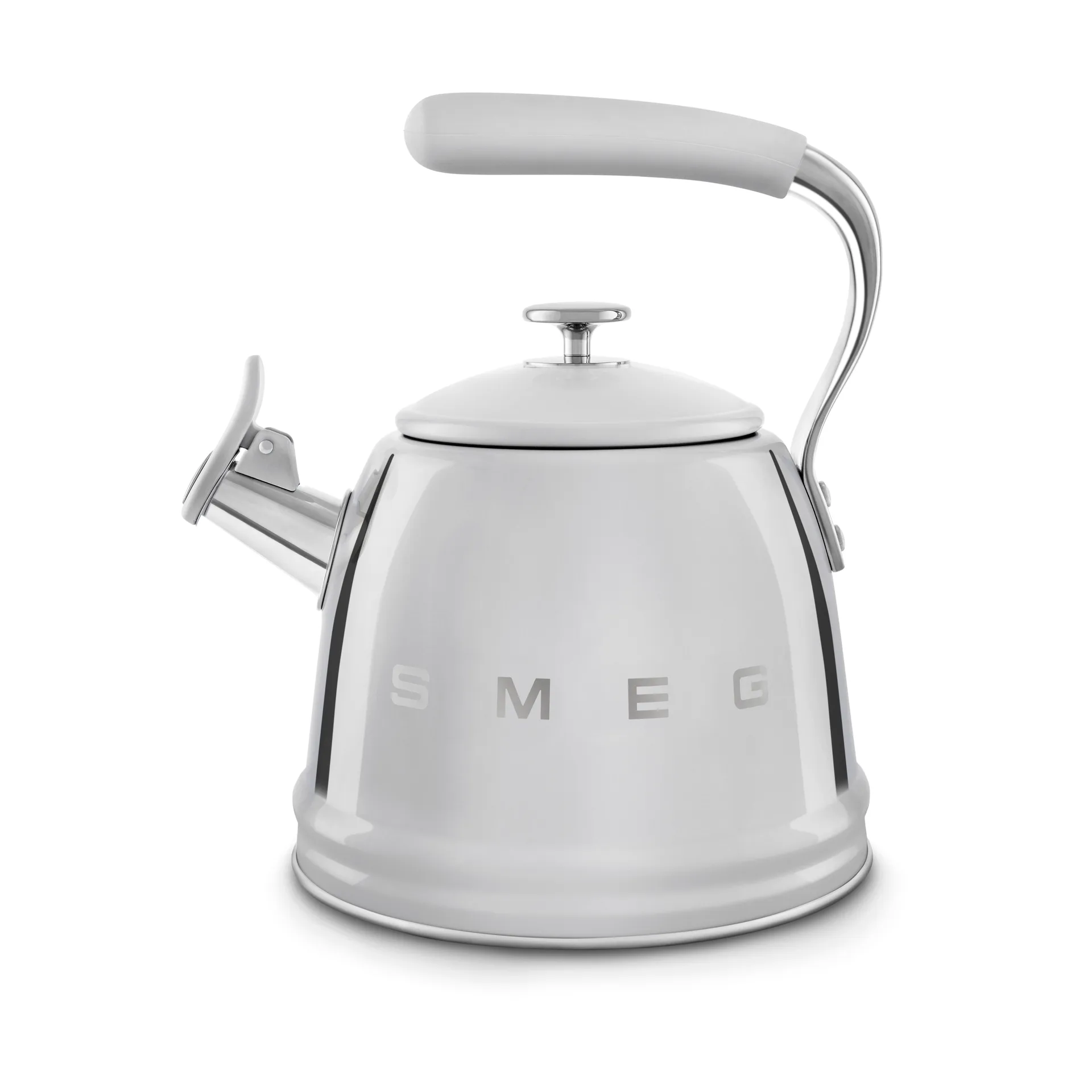 Smeg 50's Style vandkedel med fløjte, Stainless steel Smeg