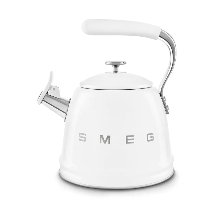 Smeg 50's Style vandkedel med fløjte - White - Smeg