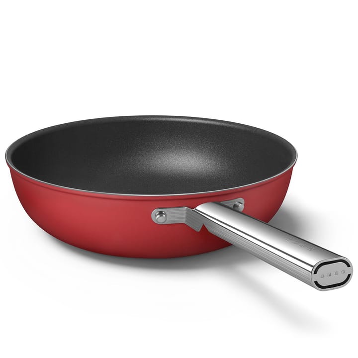 SMEG 50's Style wokpande Ø30 cm  - Rød - Smeg