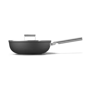 Smeg 50's style wokpande keramisk Ø30 cm - Black - Smeg