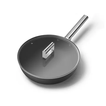 Smeg 50's style wokpande keramisk Ø30 cm - Black - Smeg