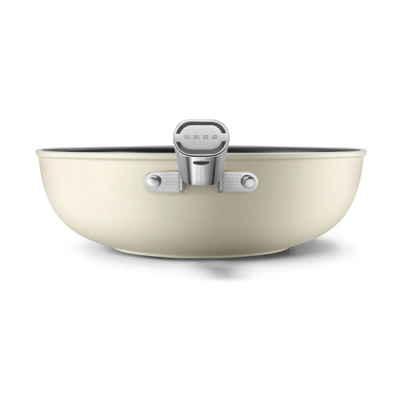 Smeg 50's style wokpande keramisk Ø30 cm, Cream Smeg