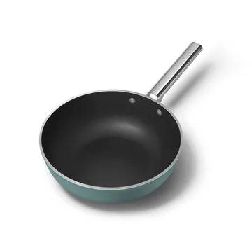 Smeg 50's style wokpande keramisk Ø30 cm - Emerald green - Smeg