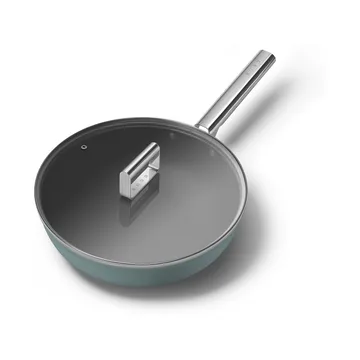 Smeg 50's style wokpande keramisk Ø30 cm - Emerald green - Smeg