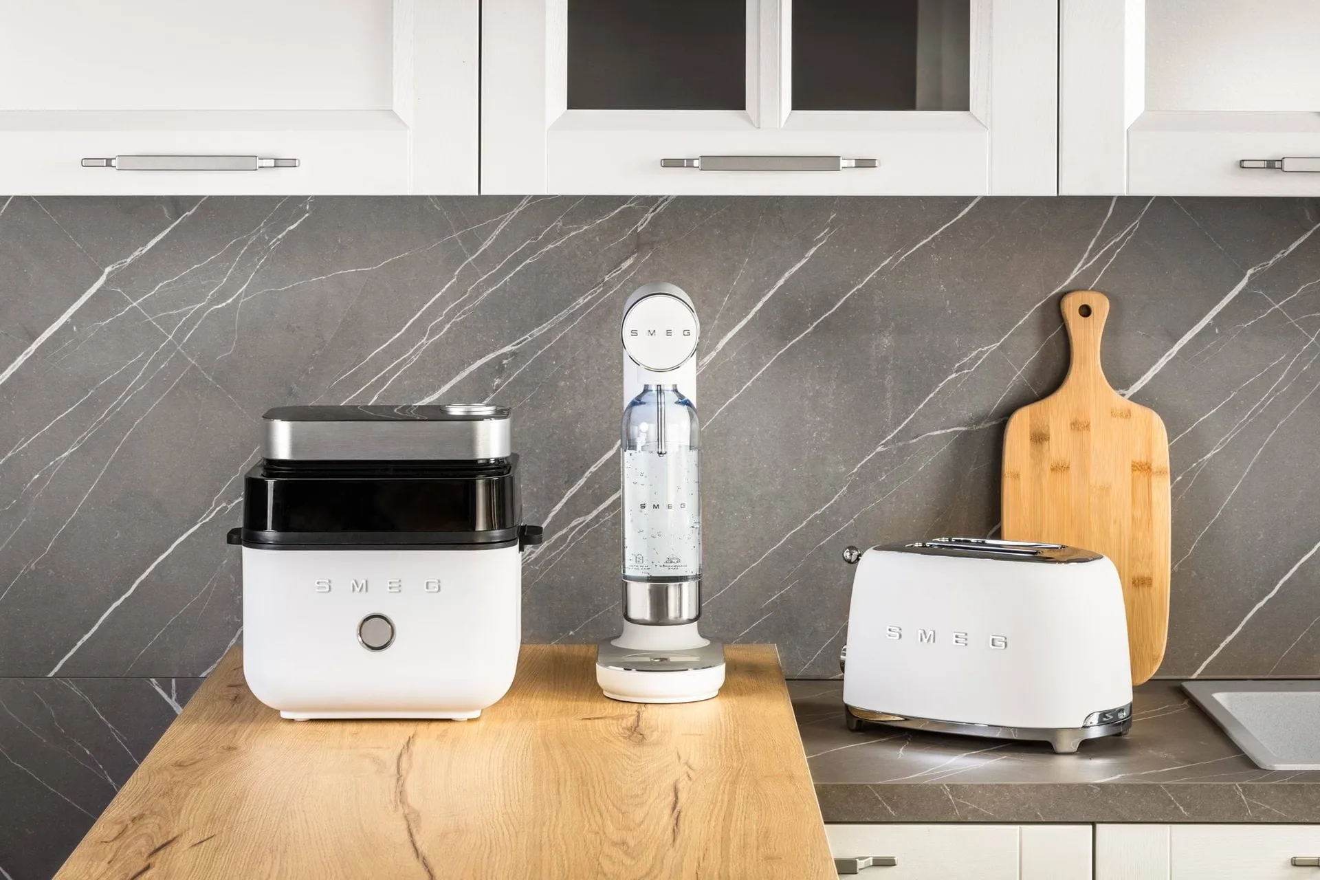 Smeg Air Fryer, Hvid mat Smeg