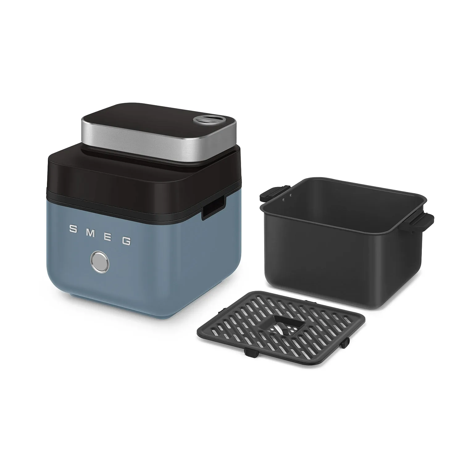 Smeg Air Fryer, Storm blue mat Smeg