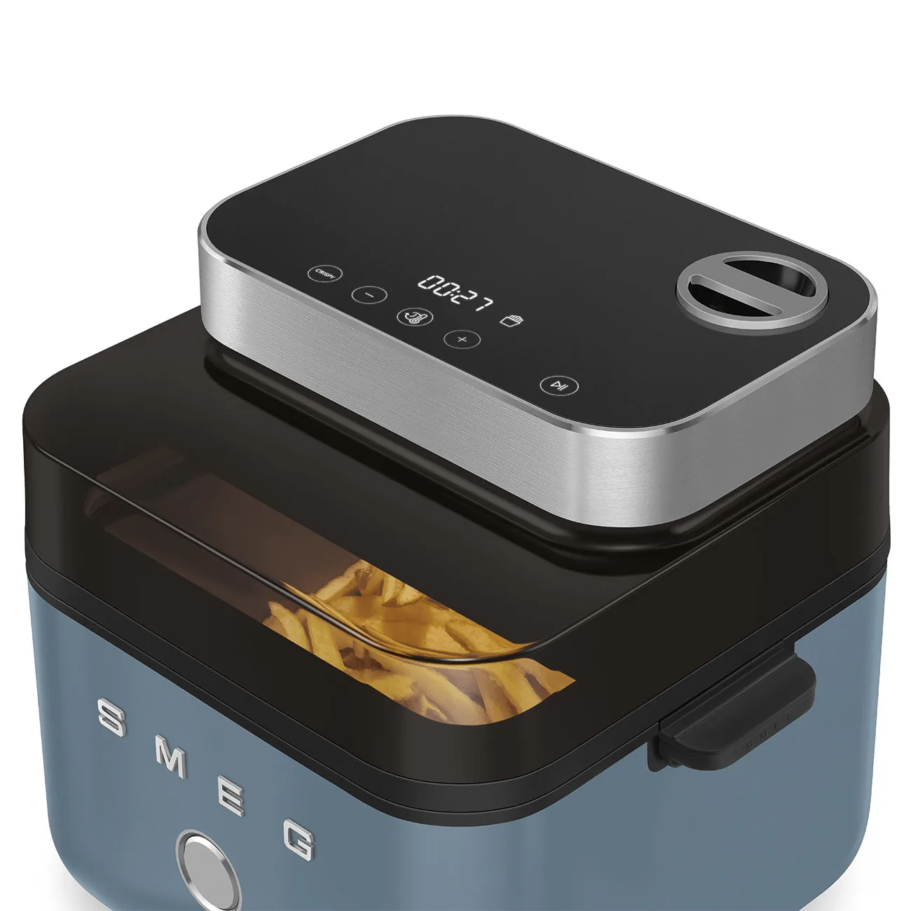Smeg Air Fryer, Storm blue mat Smeg