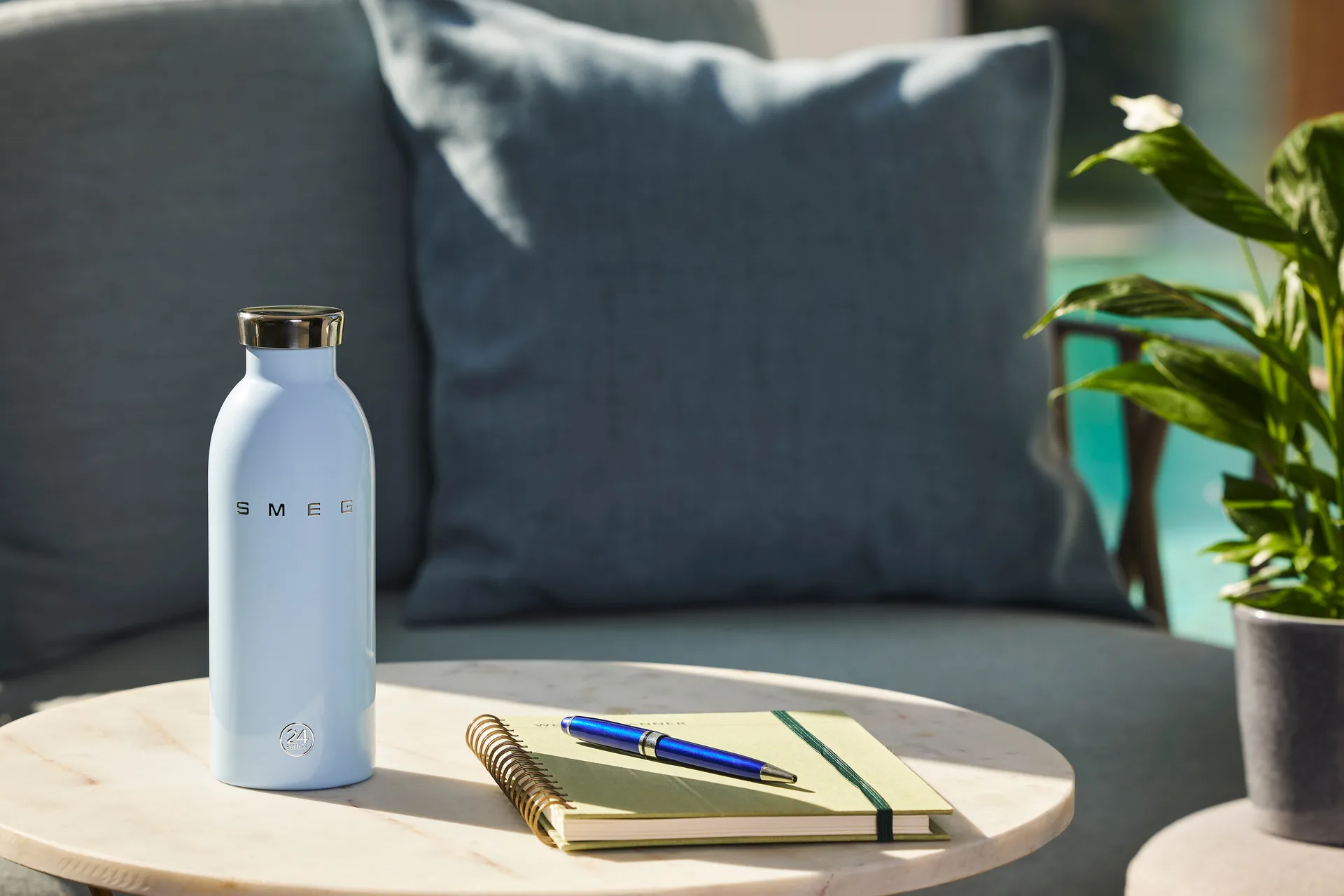 Smeg Clima drikkeflaske, Pastelblå, 0,5 l Smeg