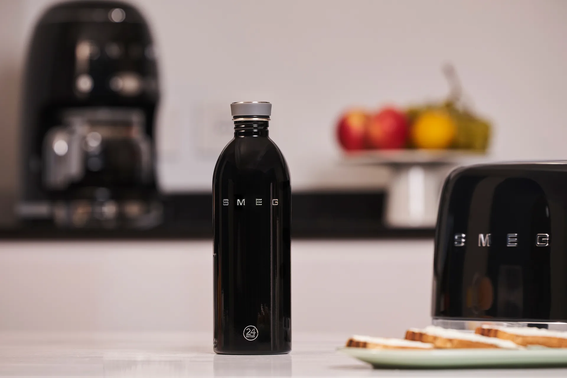 Smeg Clima drikkeflaske, Sort, 1 l Smeg