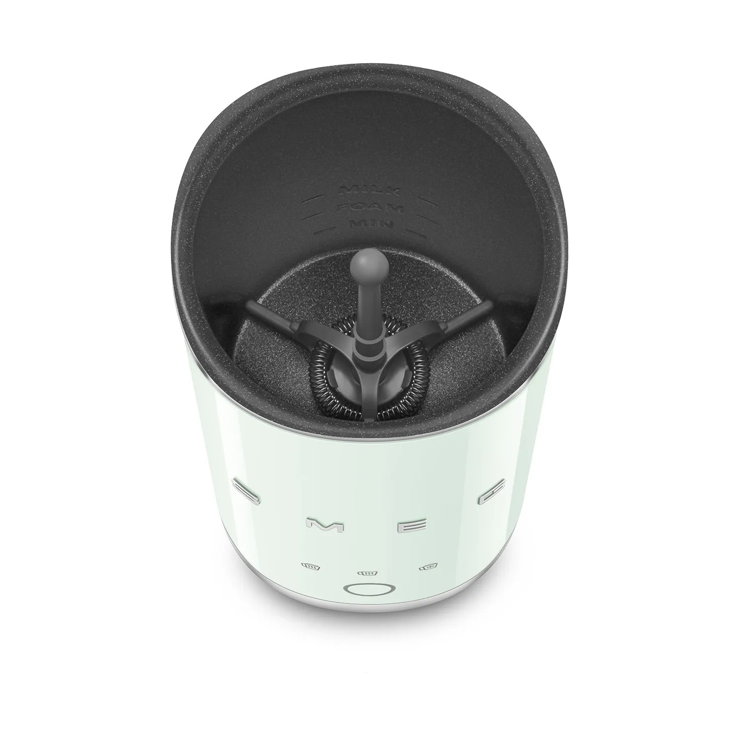 Smeg elektrisk mini-mælkeskummer MFF02, Pastel green Smeg