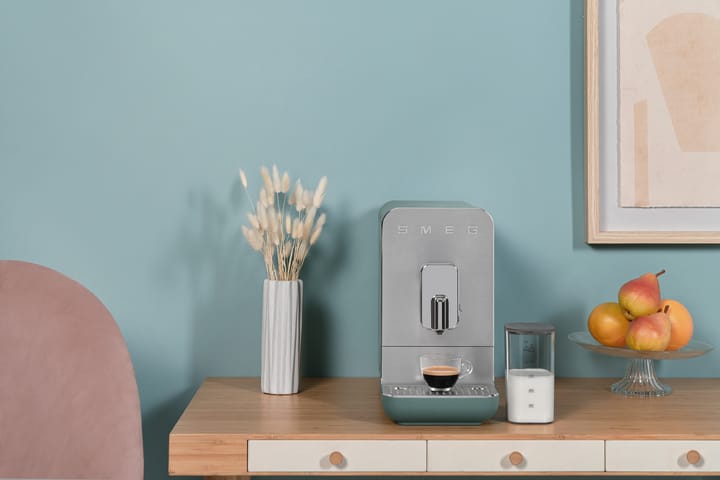 Smeg espressomaskine med beholder automatisk, Emerald Smeg