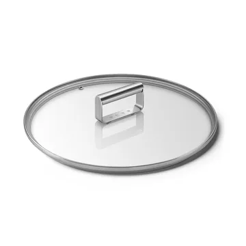 Smeg glaslåg sølv - Ø28 cm - Smeg